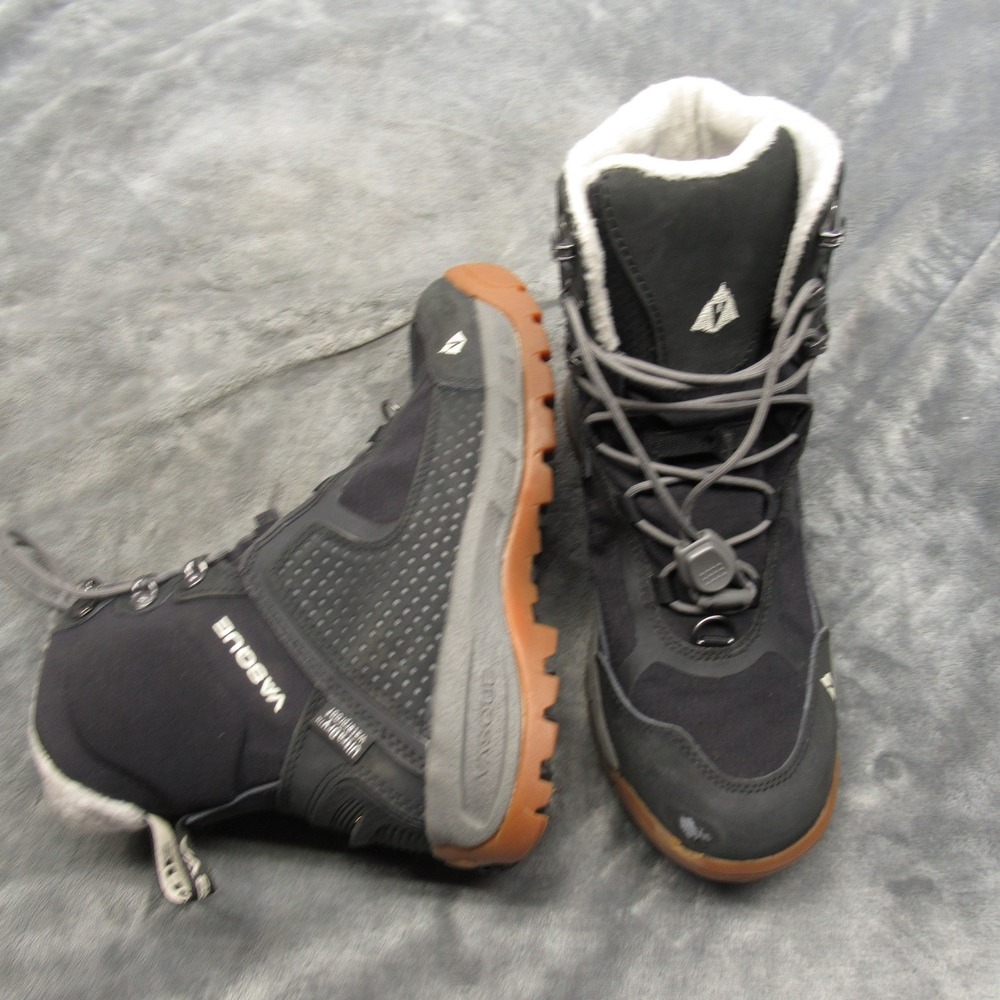 Vasque Skandia Boots Womens 7M Black Waterproof Winter Hiking Winter Mountaineer